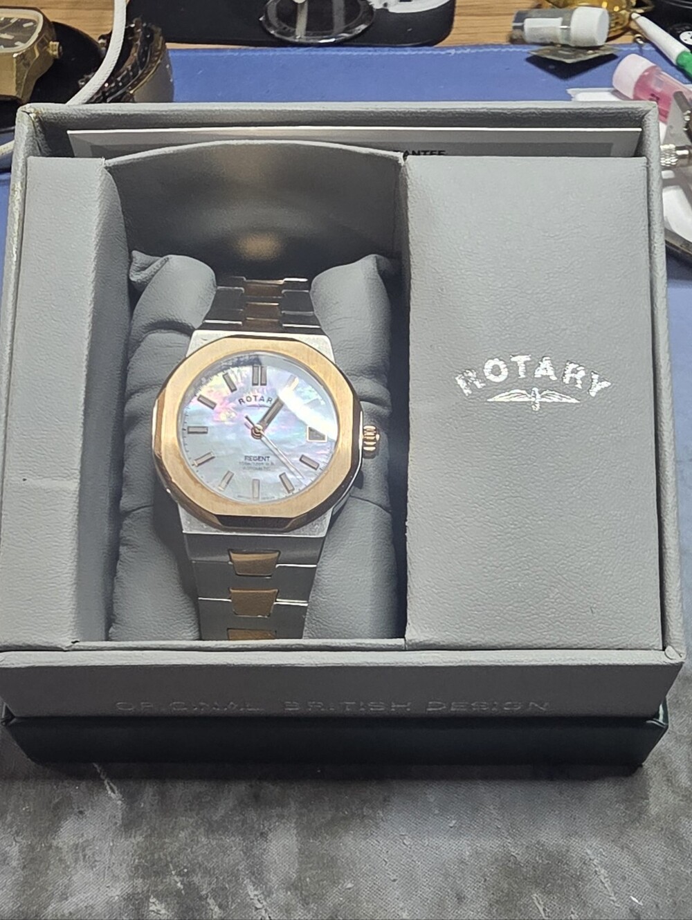 New Rotary Regent MOP D Automatic Ladies Watch